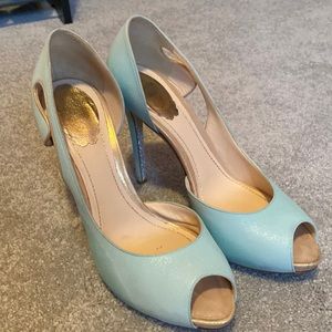 Powder blue with a shimmer